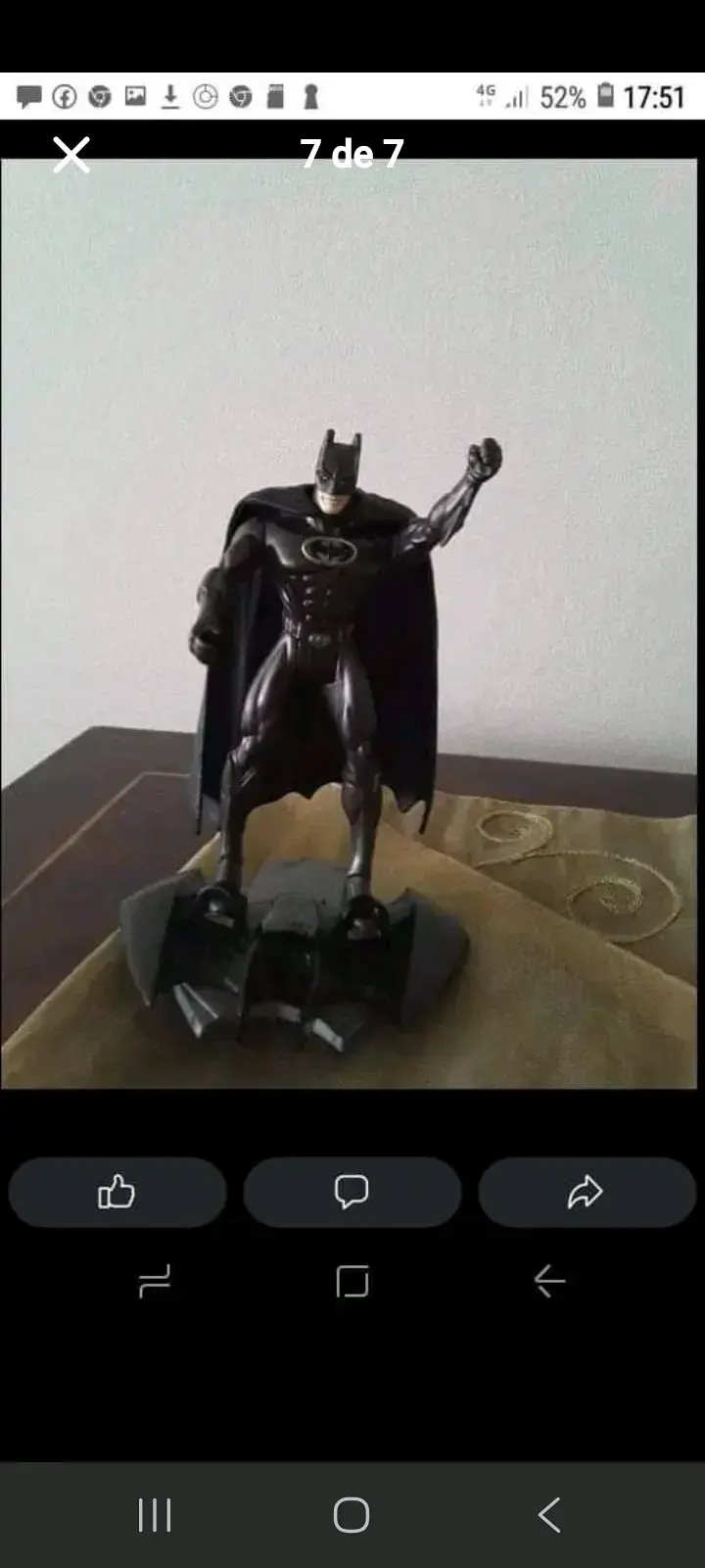 Set de figuras de acción superhéroes Batman,Robin - 5