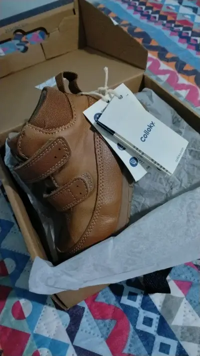 Botines de cuero para niños Colloky marrón - miniatura 3