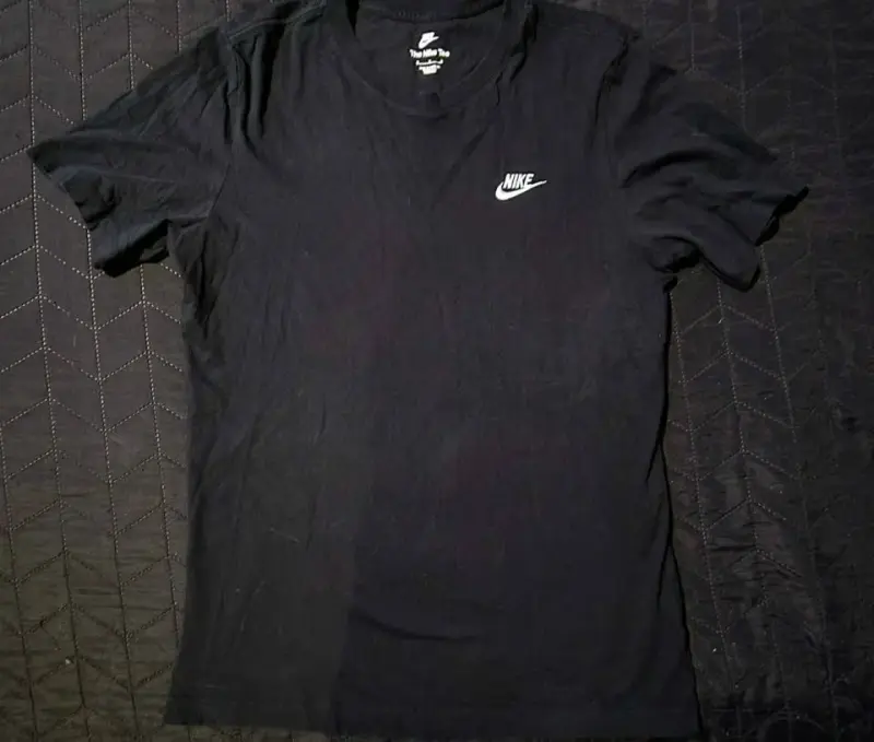 Polera Negra Nike para Hombre - 1