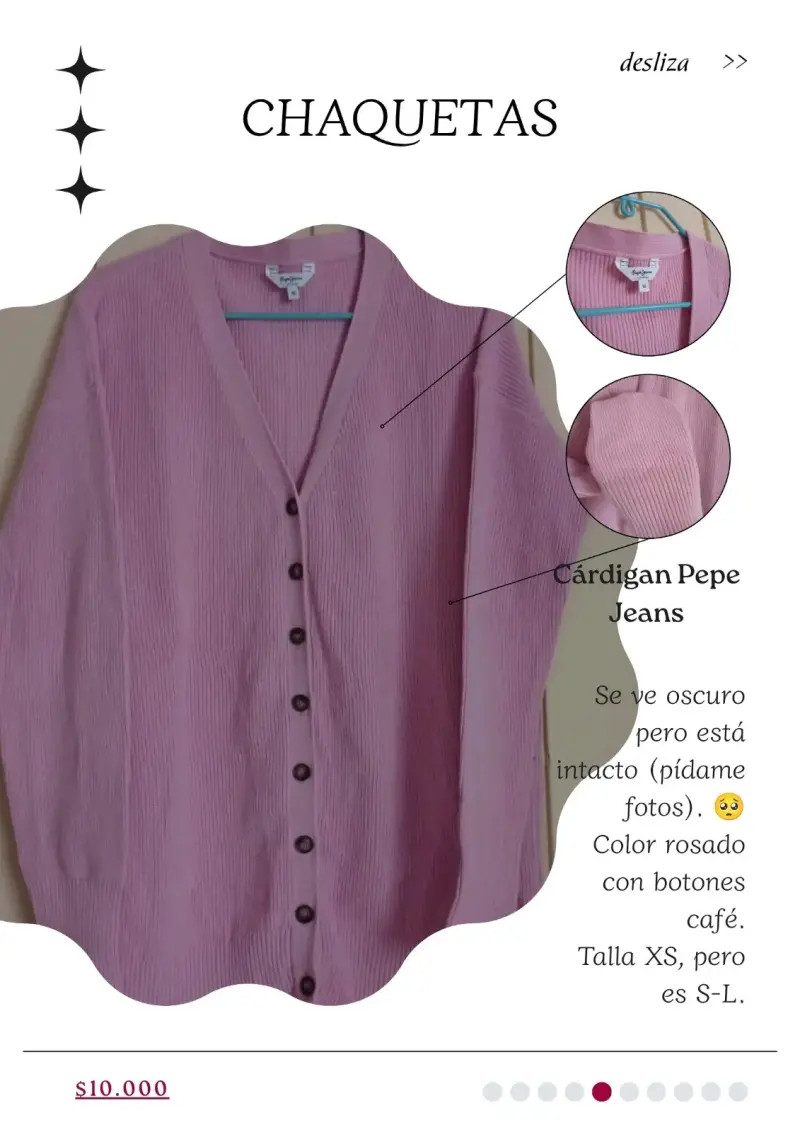 Cardigan Largo marca Pepe Jeans S-L - 2