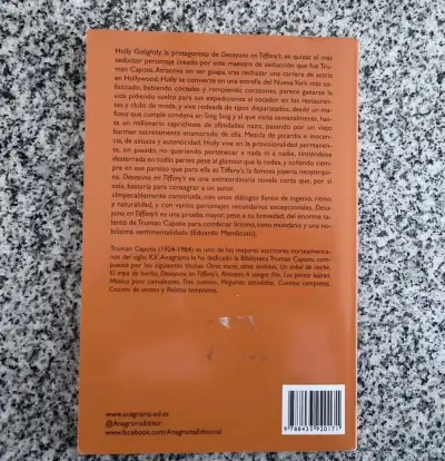 Libro Desayuno en Tiffany's de Truman Capote - miniatura 2