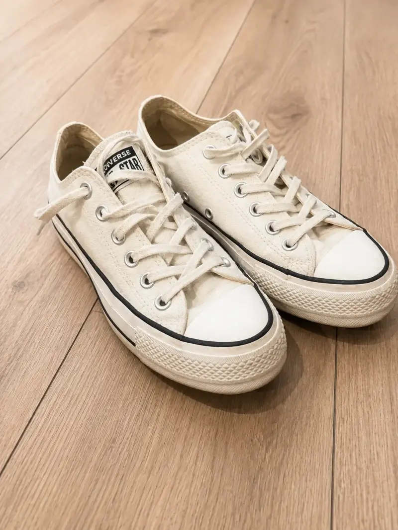 Zapatillas blancas de lona Converse chuk Taylor - 2