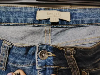 Jeans azul para mujer - miniatura 3