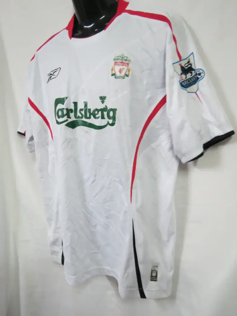 Camiseta Liverpool FC Reebok Carlsberg Blanca - 5