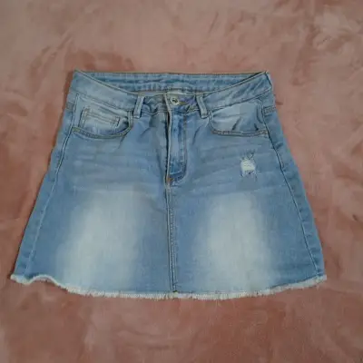 Falda de mezclilla Zara Girls talla 10 🌸 - miniatura 1