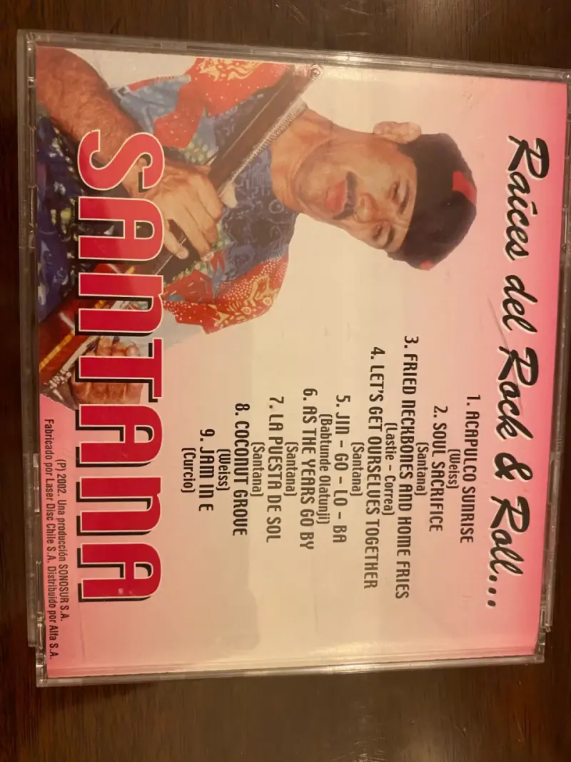 CD de música Raíces del Rock & Roll de Santana - 2