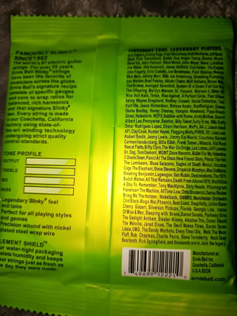 Cuerdas para guitarra Ernie Ball Regular Slinky - 2