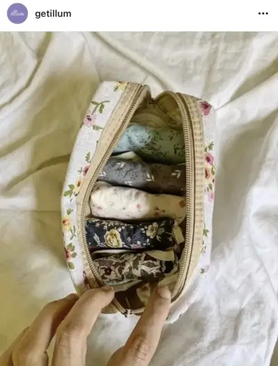 Toallas higiénicas reutilizables de tela estampada - miniatura 6