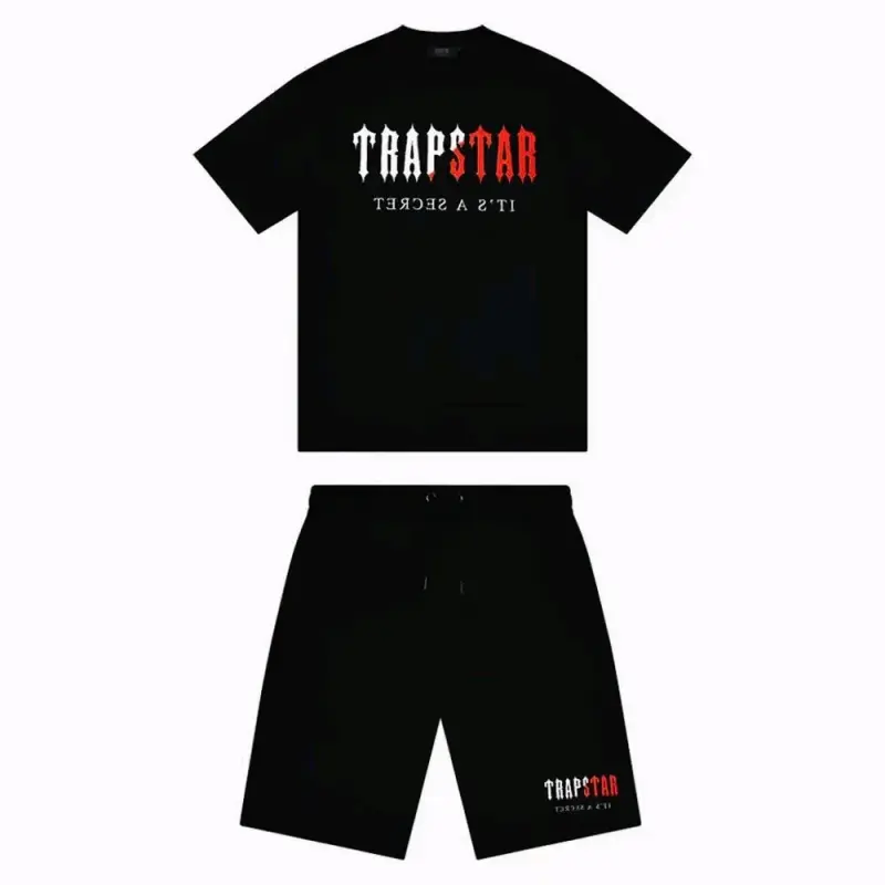 Conjunto de Polera y Short Trapstar Negro