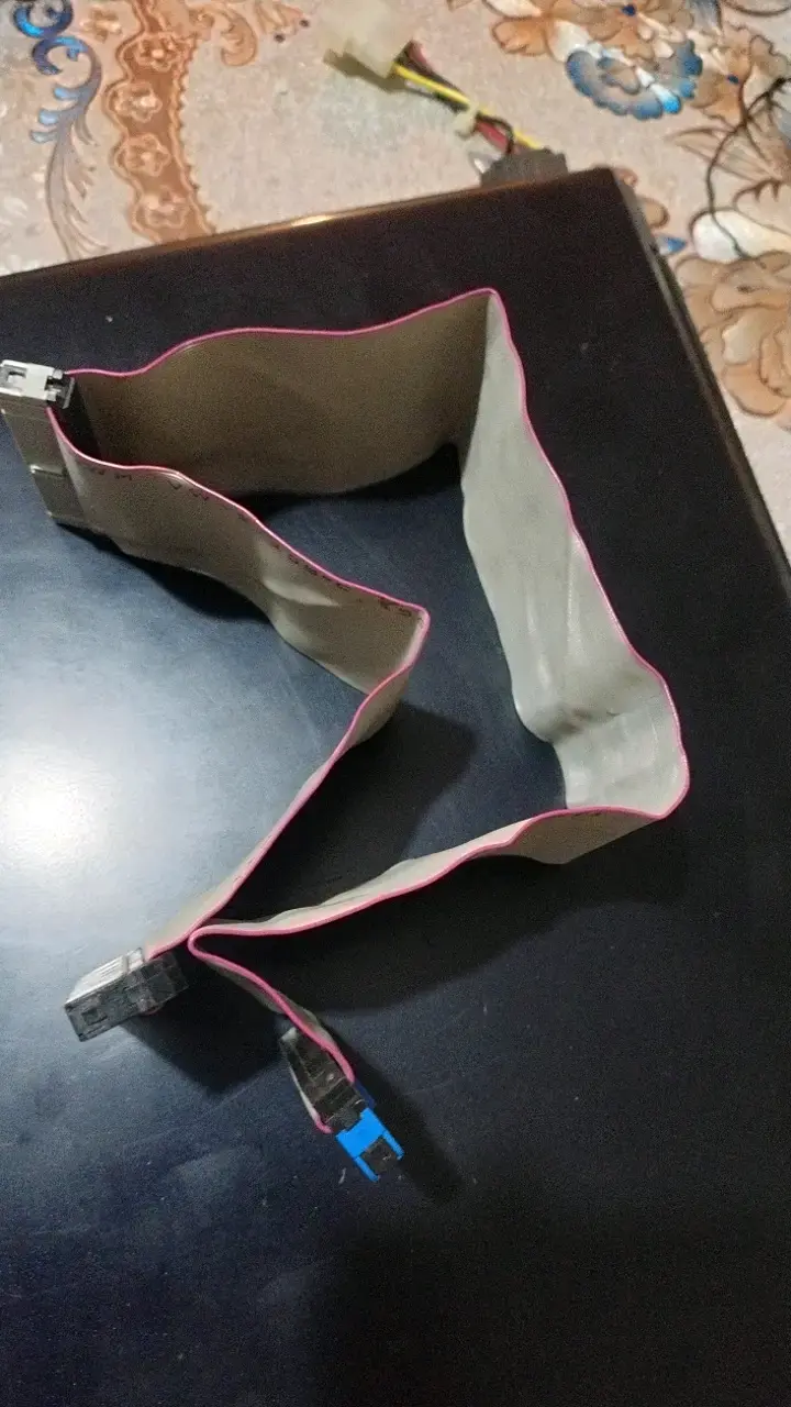 Cable plano IDE para conexión de disco duro