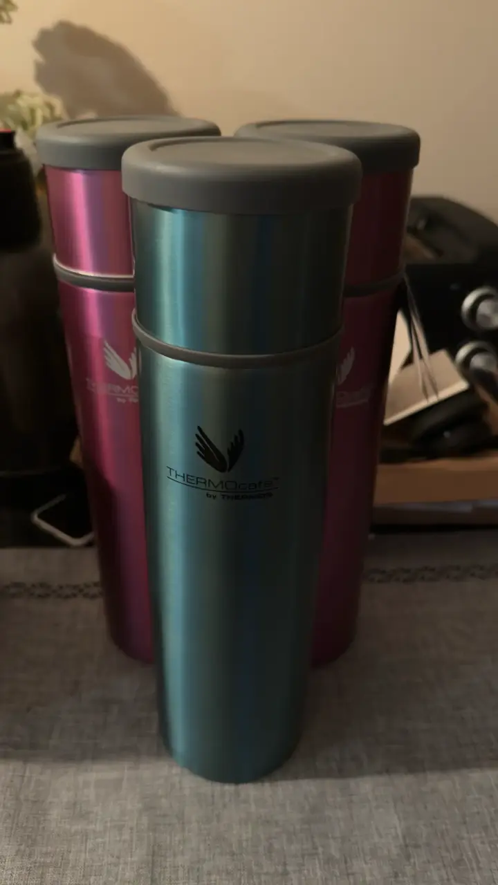Termo Thermocafé de acero inoxidable