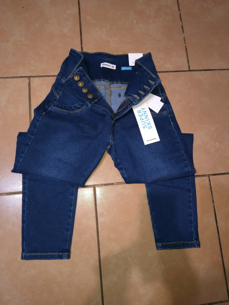 Jeans Super Skinny Azul Talla 36