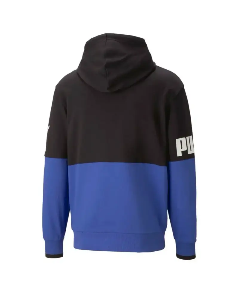 Polerón con capucha Puma negro y azul - 2
