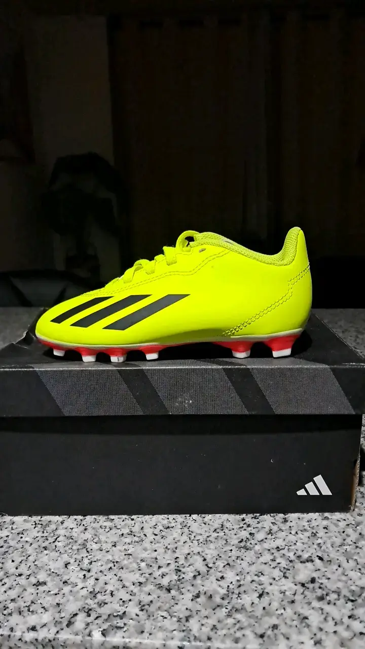 Botines de fútbol Adidas X Crazyfast Club amarillos - 1