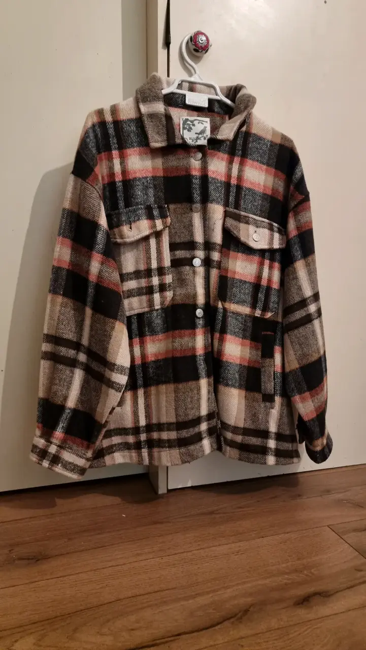 Chaqueta de cuadros oversize - 2