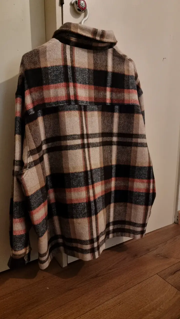 Chaqueta de cuadros oversize - 3