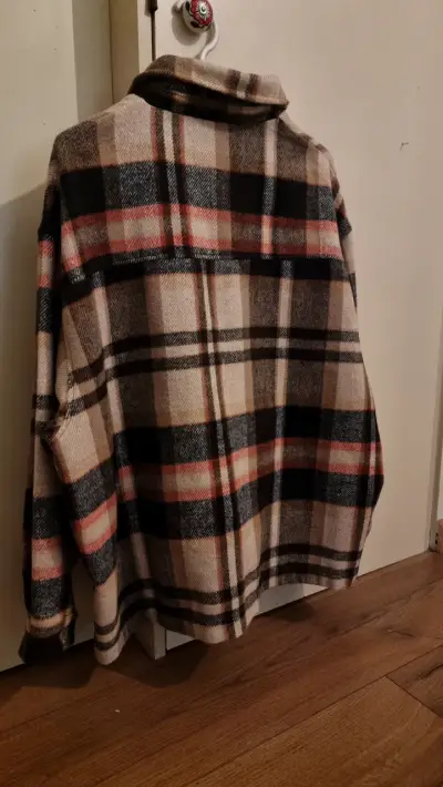 Chaqueta de cuadros oversize - miniatura 3