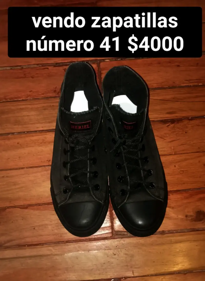 Zapatillas número 41 $4000