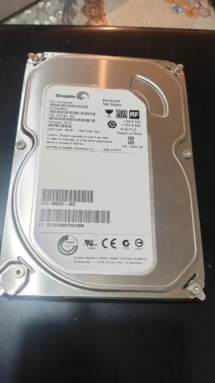 Disco Duro Seagate Barracuda 500GB