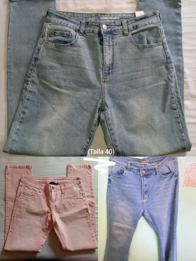 Jeans para Mujer tallas 36-42, excelente condició - miniatura 1