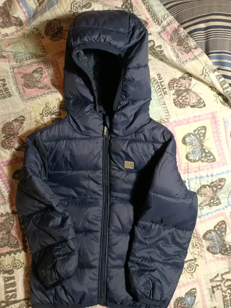 Chaqueta acolchada azul para niños FSP - 1
