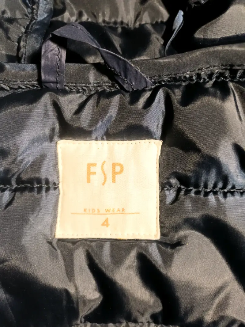 Chaqueta acolchada azul para niños FSP - 3