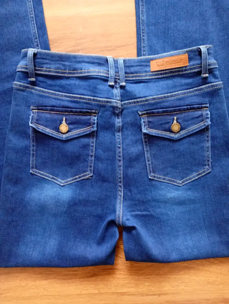 Jeans Efesis Flare tiro alto - 3