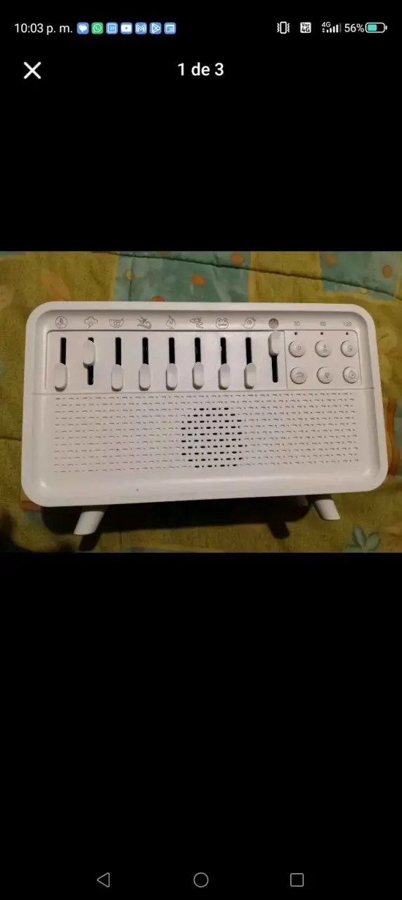 Máquina de Ruido Blanco con Difusor y Temporizador - 1