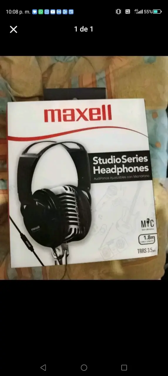 Audífonos Maxell Studio Series con Micrófono