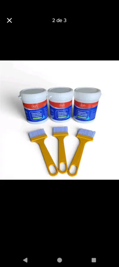 Adhesivo Tapagoteras Transparente Impermeable 1kg - miniatura 2