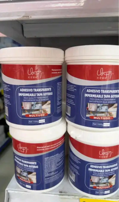 Adhesivo Tapagoteras Transparente Impermeable 1kg - miniatura 3