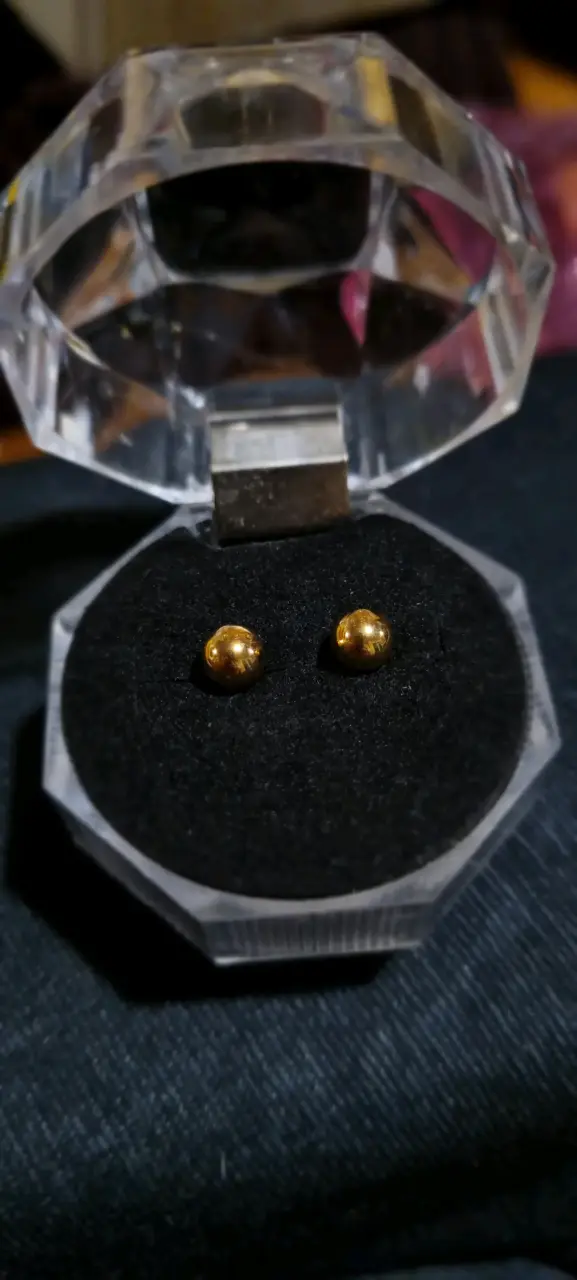 Aros de oro Goldfiel en estuche - 3