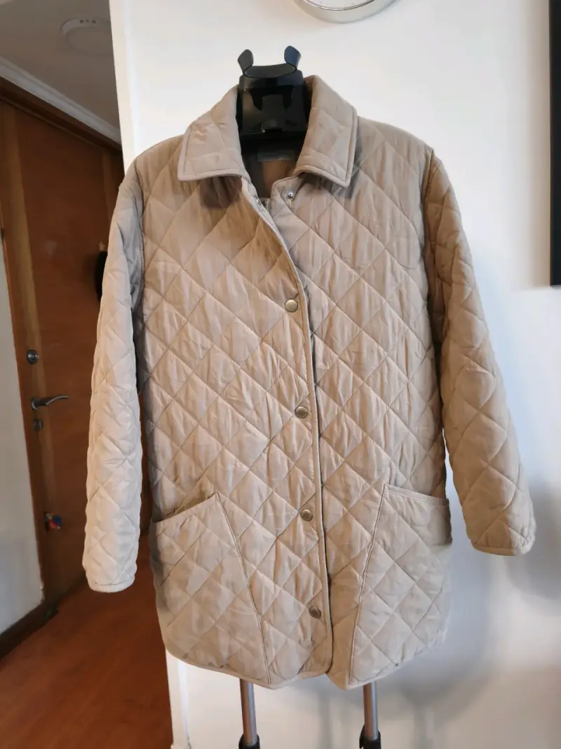 Abrigo acolchado beige Marco Pecci para mujer - 1