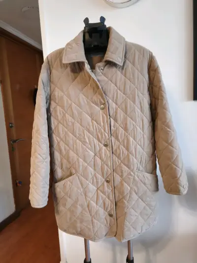 Abrigo acolchado beige Marco Pecci para mujer - miniatura 1