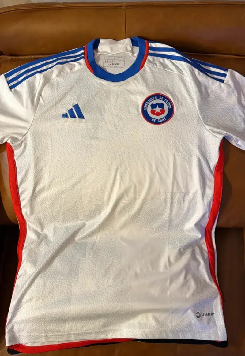 Camiseta Adidas Selección Chile 2023 Blanca - 1
