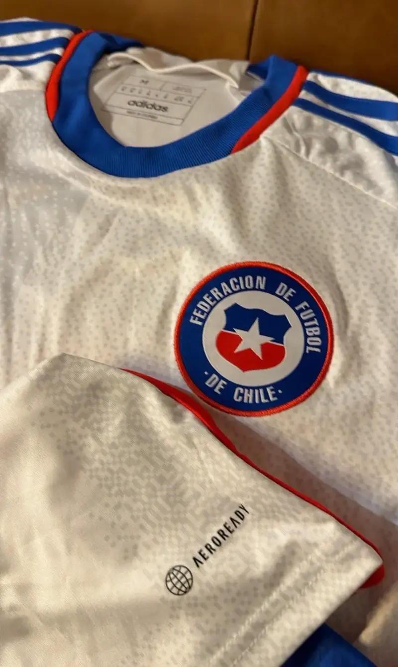 Camiseta Adidas Selección Chile 2023 Blanca - 2