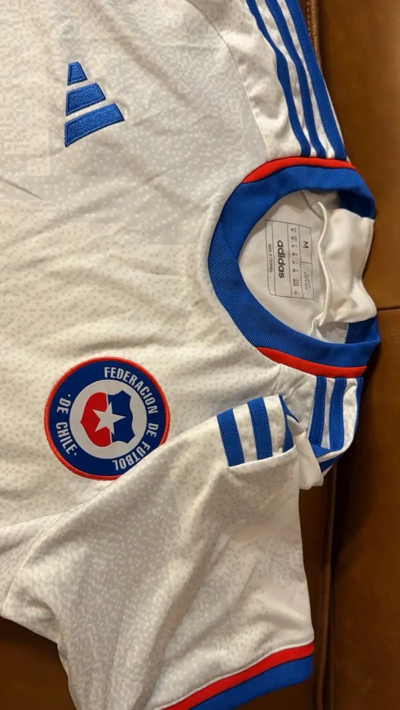 Camiseta Adidas Selección Chile 2023 Blanca - 3
