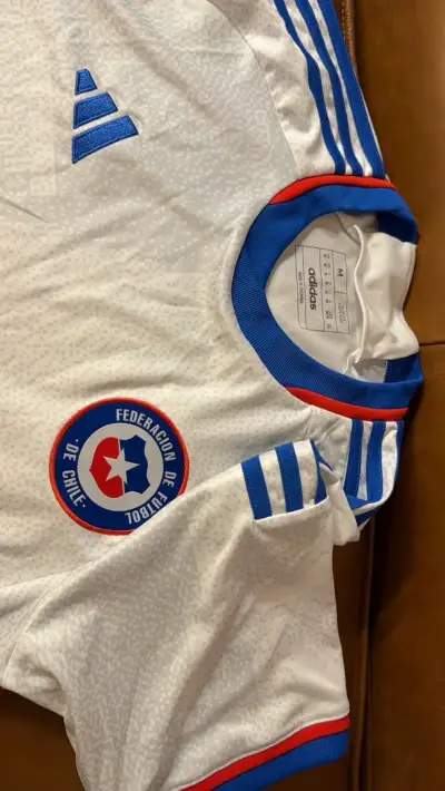 Camiseta Adidas Selección Chile 2023 Blanca - miniatura 3