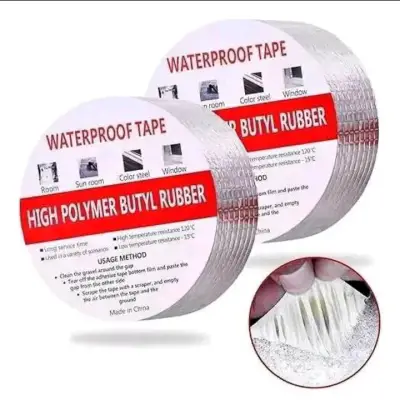Cinta Impermeable Tapa Goteras 5cmx5m & 10cmx5m - miniatura 4
