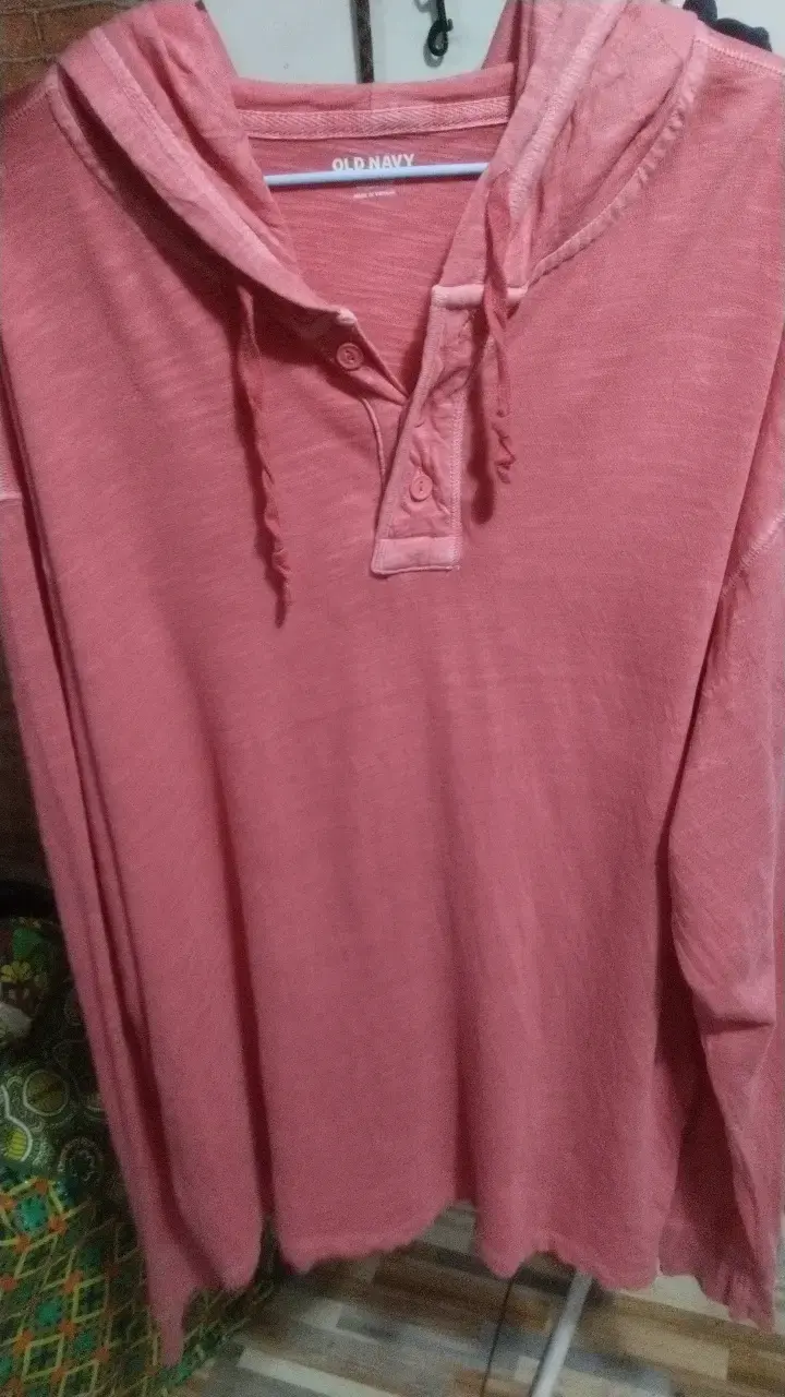 Polerón con capucha Old Navy rosa XL - 1