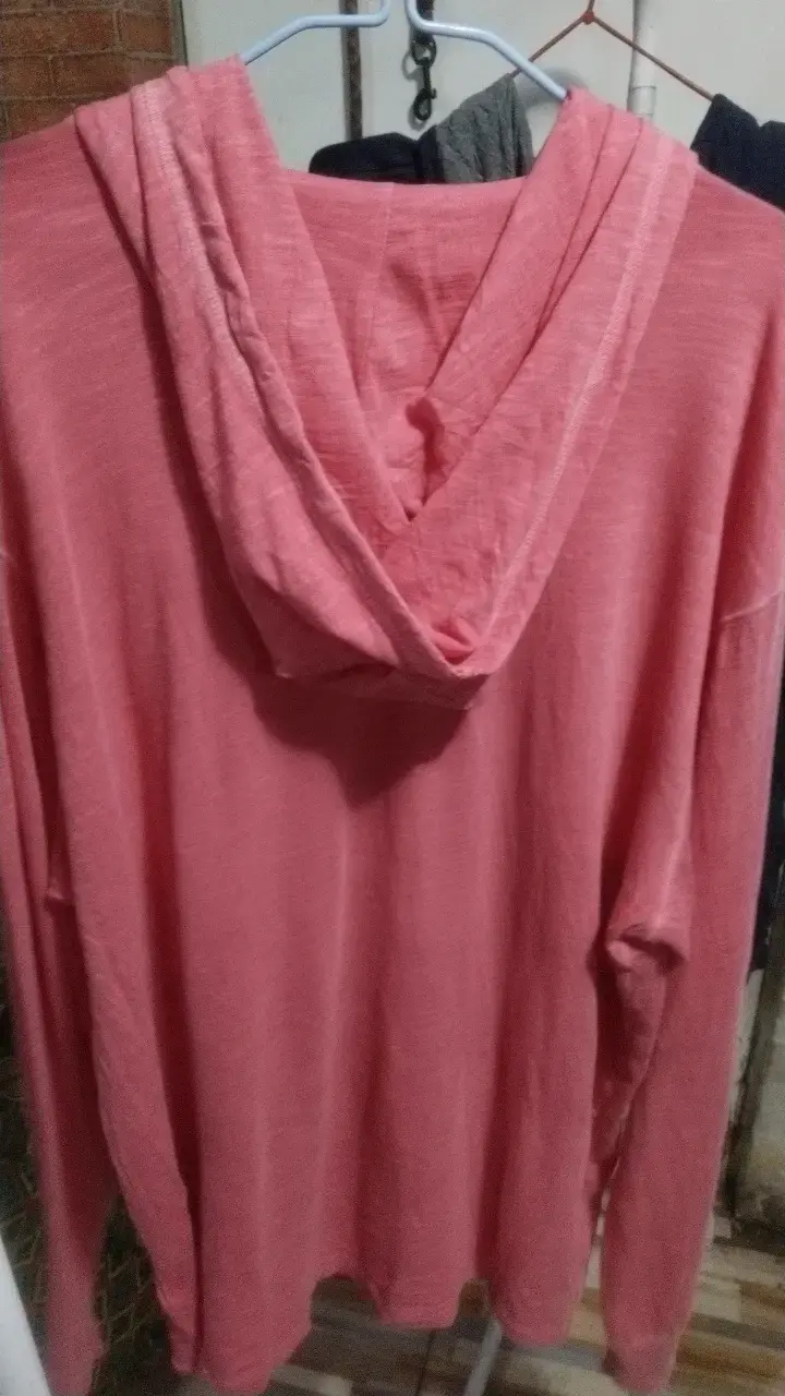 Polerón con capucha Old Navy rosa XL - 3