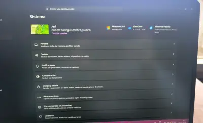 Laptop ASUS TUF Gaming A15 con tarjeta gráfica - miniatura 5