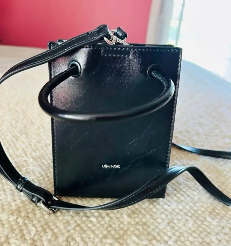 Bolso cruzado negro Lounge elegante - 2