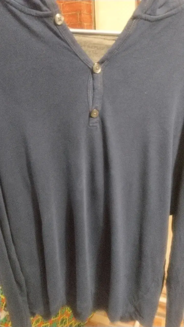Polerón Banana Republic azul con capucha - 1