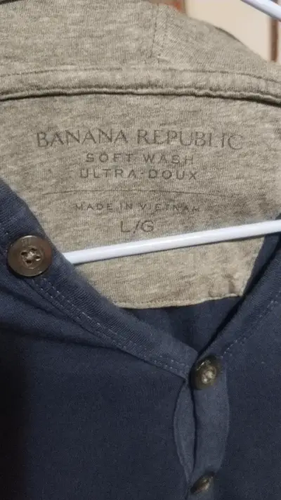 Polerón Banana Republic azul con capucha - miniatura 2