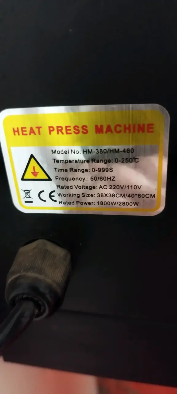 Máquina de Prensa de Calor Digital HM-380/460 - 3