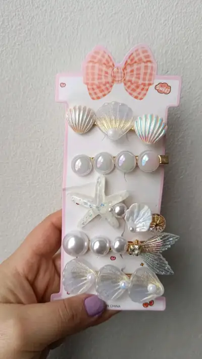 Set de Pinches para el Cabello con Diseño Marino - miniatura 3