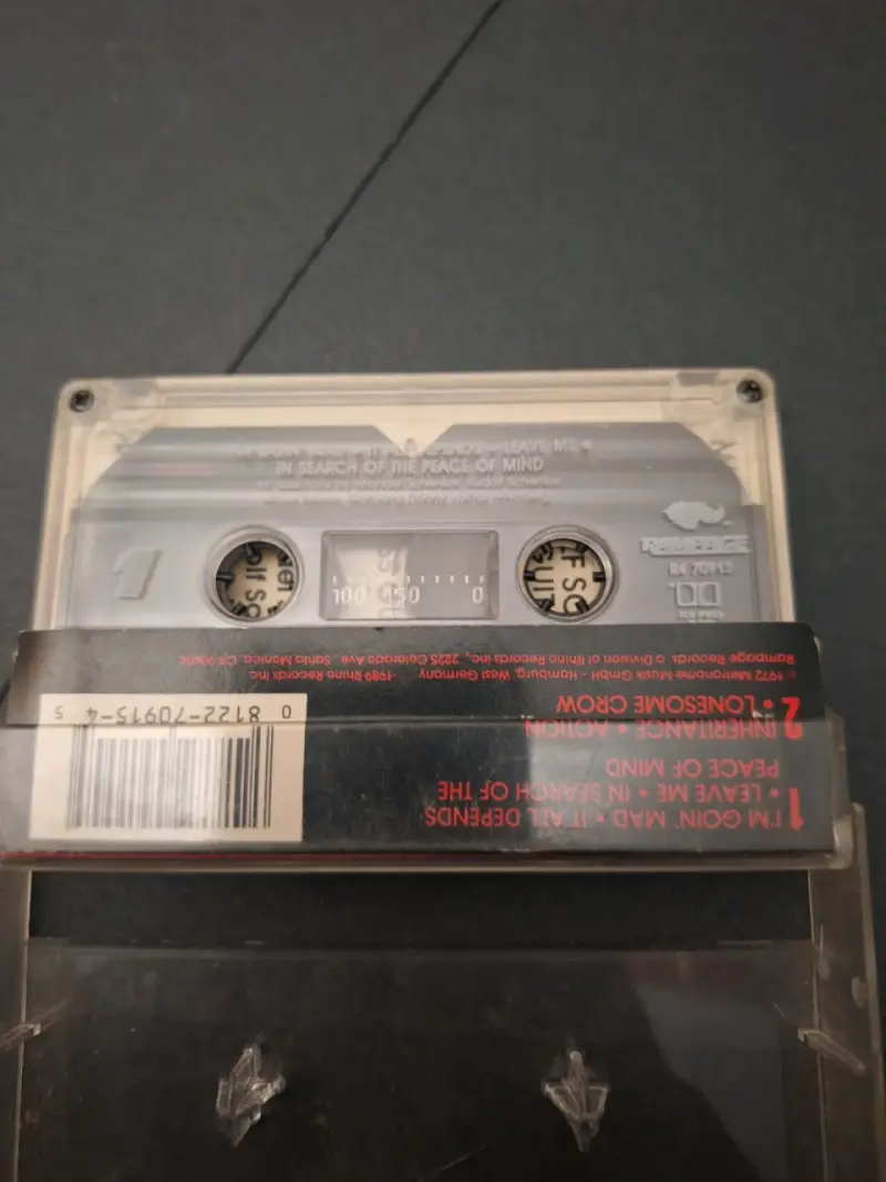 Cassette Scorpions Lonesome Crow Vintage - 2