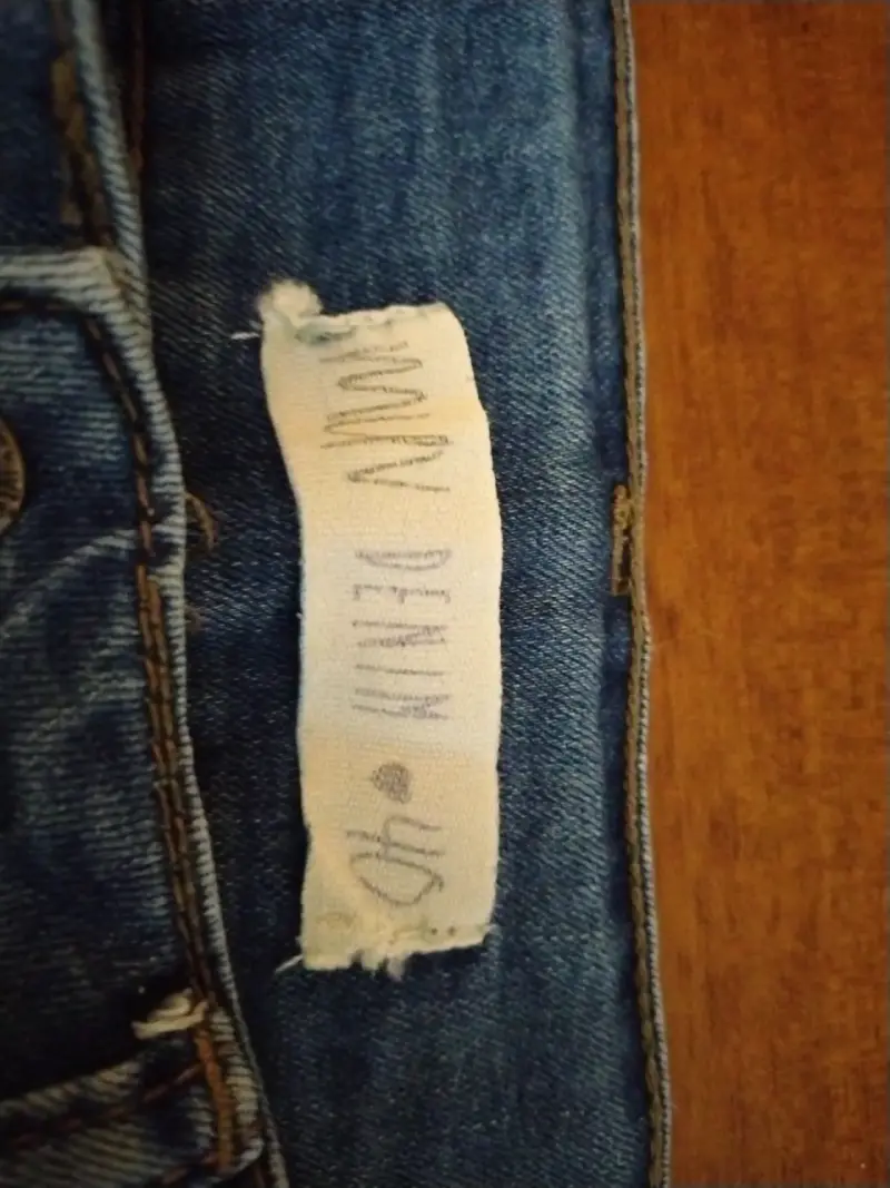 Jeans de mezclilla azul para mujer - 2