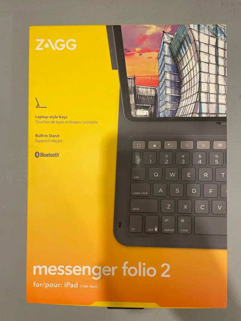 Teclado ZAGG Messenger Folio 2 para iPad - 1